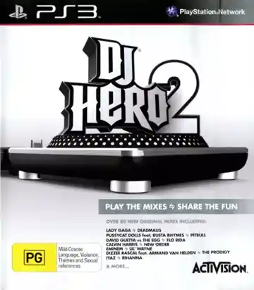 DJ Hero 2 (USA) (v1.01) (Disc) (Update) box cover front